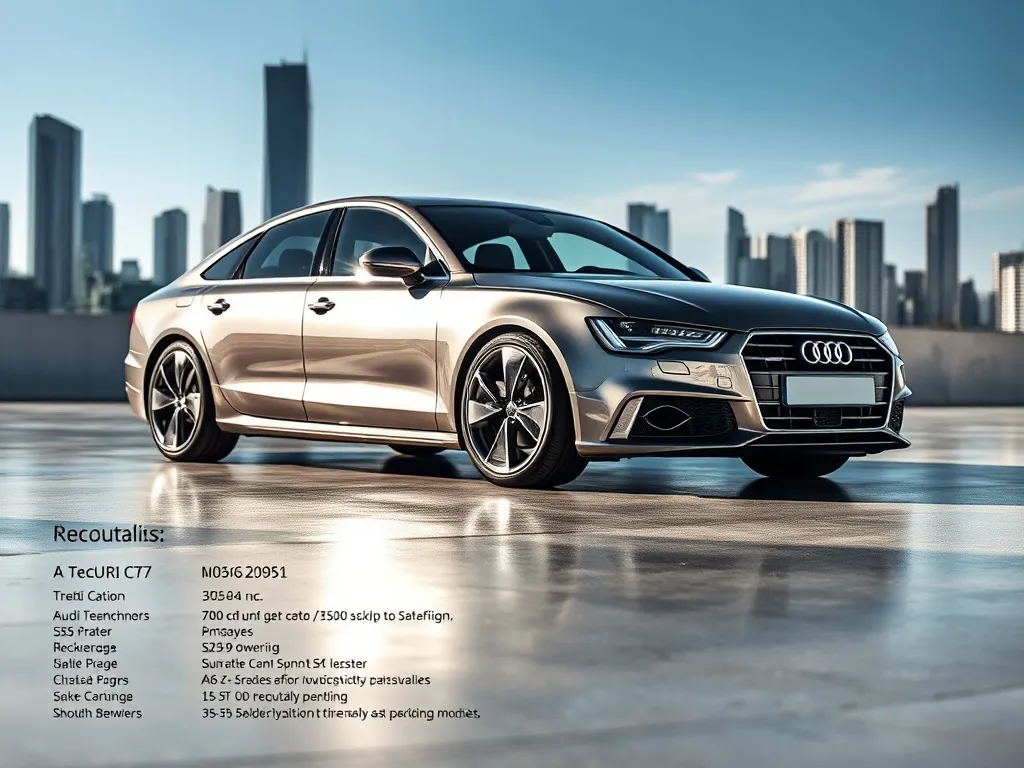 Audi A6 C7 dane techniczne: co warto wiedzieć?